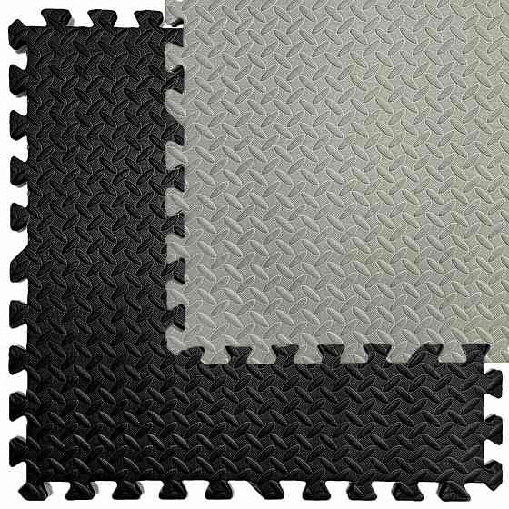 Підлогове двостороннє покриття GREY та BLACK 60*60cm*2cm (D) SW-00001843 Київ