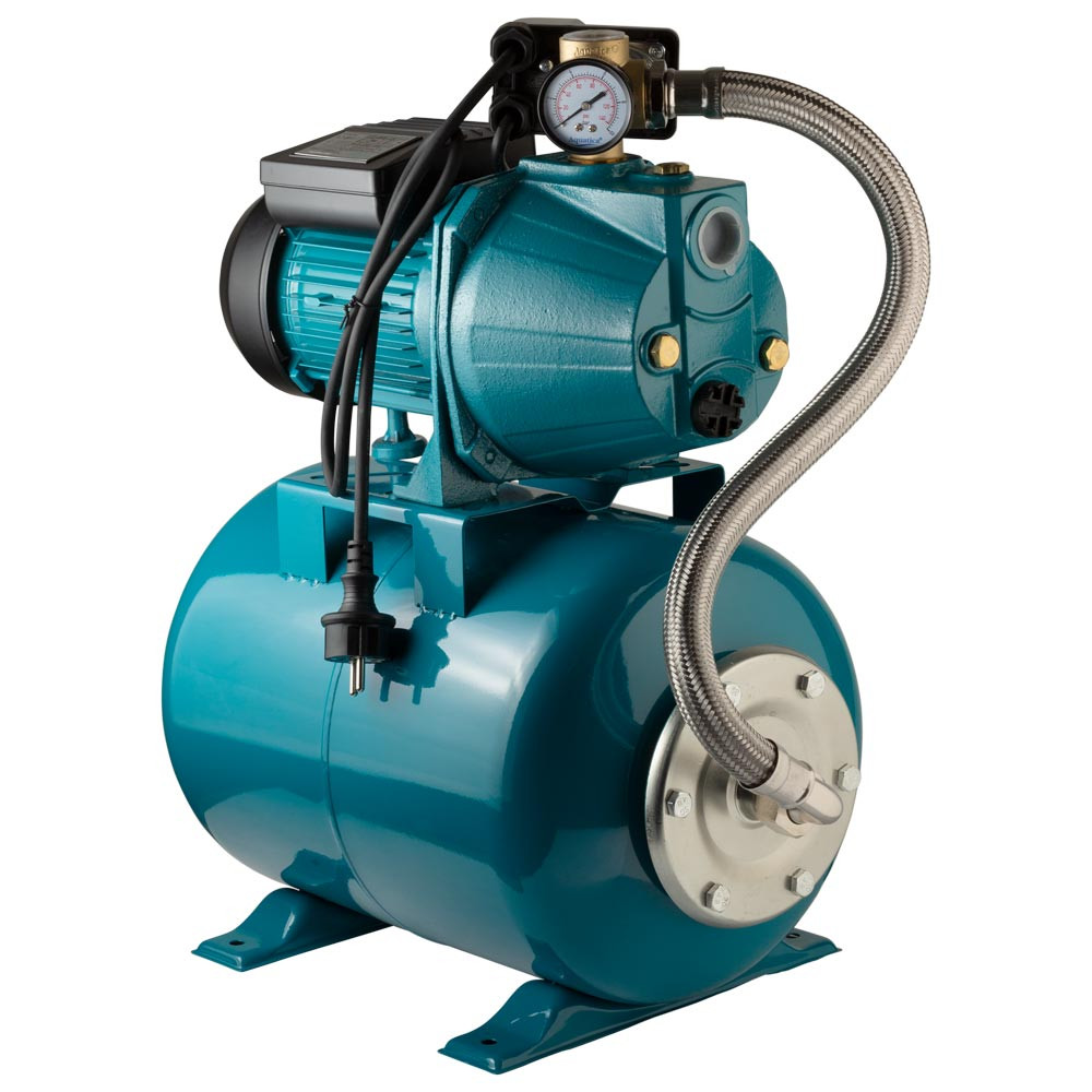 Aquatica Станция 1.1кВт Hmax 55м Qmax 60л/мин (самовсасывающий насос) 24л Украина AQUATICA JETa Коломыя - изображение 7