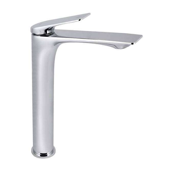 Змішувач для раковини Qtap Vlasta New QTVLA269CRM45652 (k35), одноважільний, високий, Chrome Харків - фото 1