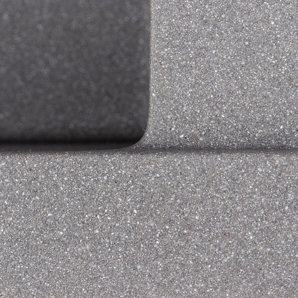 VALESO Гранітна кухонна мийка Valeso 5850 REYNA матова з сушкою, сірий мусон Киев - изображение 6