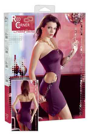 Міні сукня з ланцюжком RED CORNER Sex Aura Київ