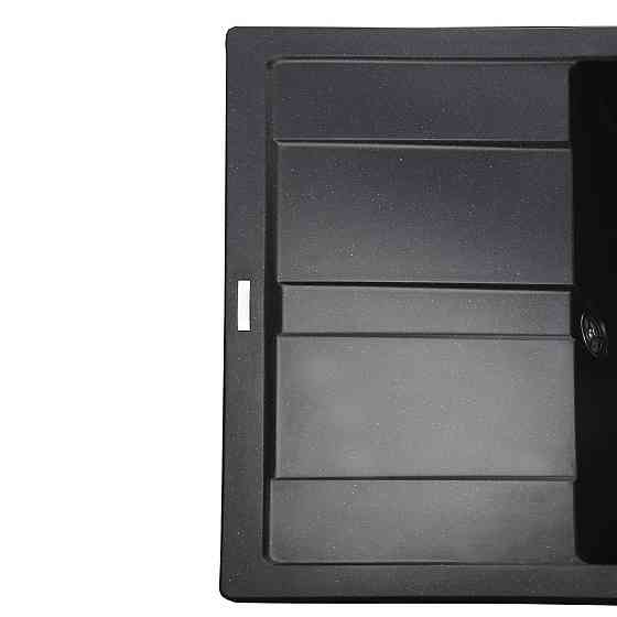 Гранитная мойка Globus Lux ONE черный металлик 650х500мм-А0001 (000021069) Киев