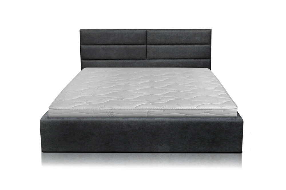 Ліжко Дюна 1600*2000 с п/м Аляска 10 сірий Київ - фото 2