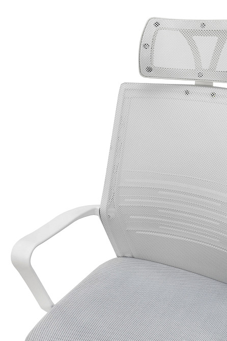 Стілець офісний Зум, світло-сірий Днепр - изображение 8