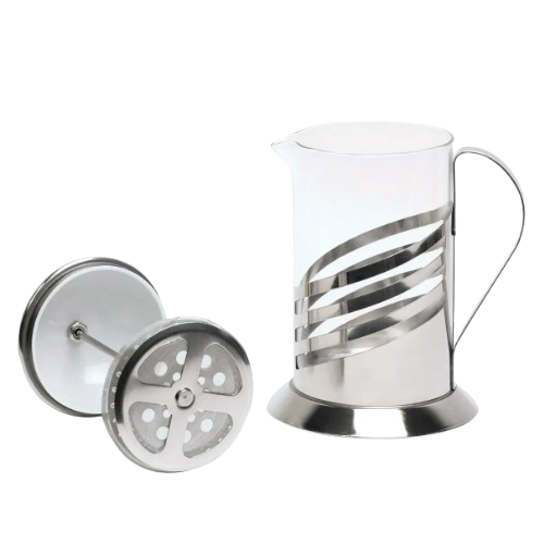 Френч-прес 600мл скло/нержавіюча сталь 0772M KAMILLE Житомир