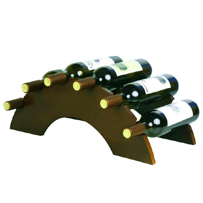 Настільна винна полиця "Енслі 6" капучино Миколаїв - фото 1