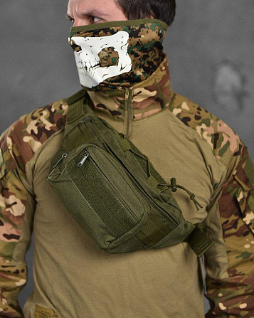 Сумка тактическая на пояс Silver Knight olive ВТ1055 Киев - изображение 1