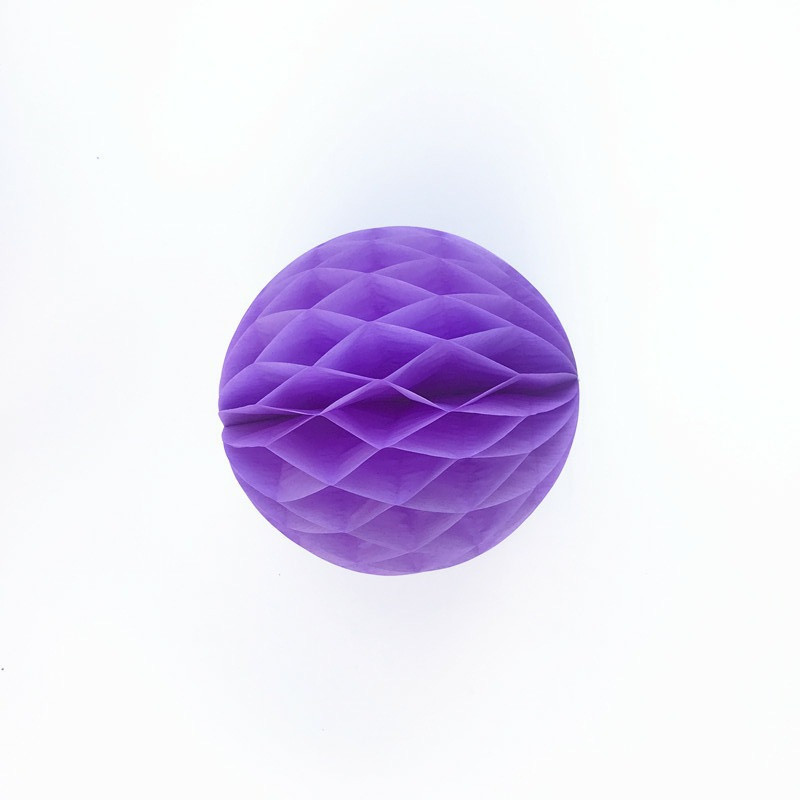 Паперова куля соти 10 см бузковий Київ - фото 2