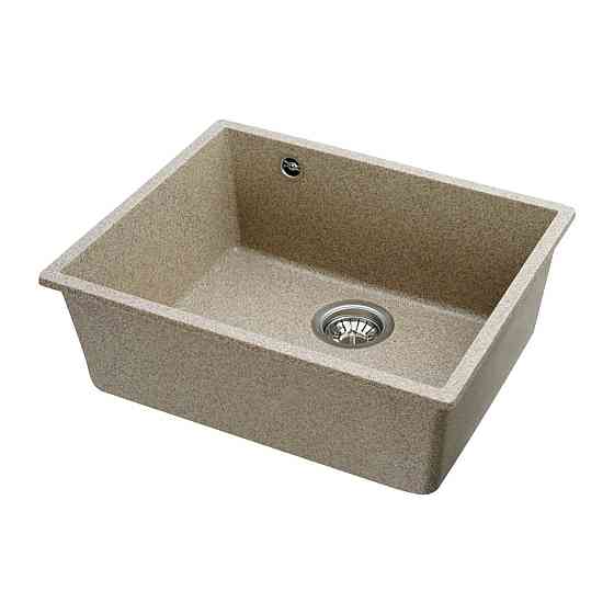 Гранітна мийка для кухні VALESO OASIS 5444 матова Карамель Коломыя