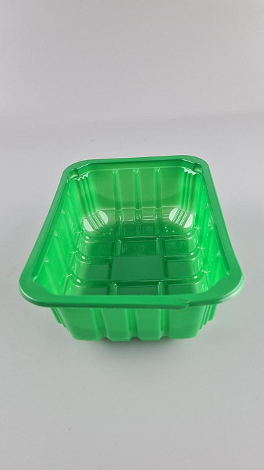 Пищевые упаковки полипропиленовая на М-3 (187х137х63) зеленый полимерный (50 шт) Харьков - изображение 2