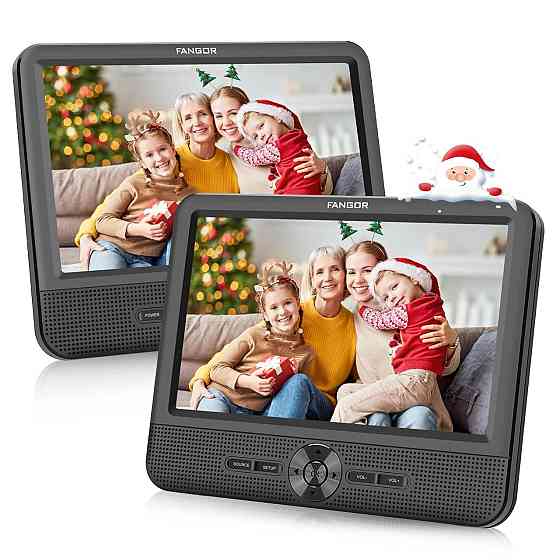 Двойной автомобильный портативный DVD-плеер FANGOR F-611 7.5