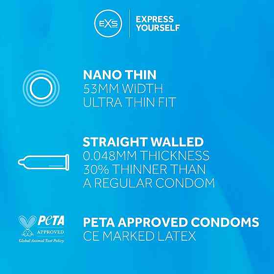 Презервативи EXS Nano Thin 48 шт Sex Aura Київ