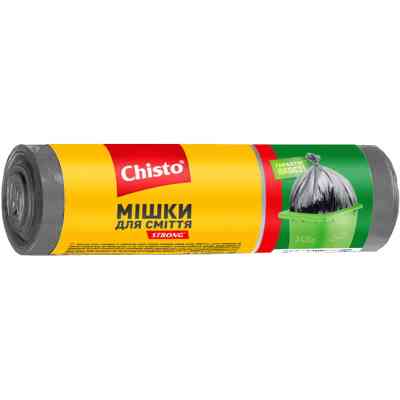 Пакети для сміття Chisto Strong 240 л 5 шт. (4823098407799) Вінниця