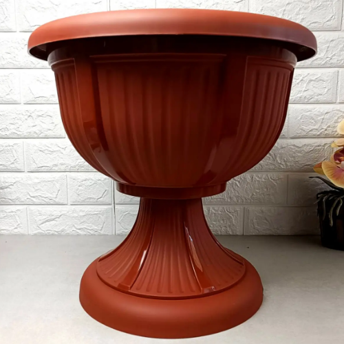 Вазон Леон з підставкою 51см теракот Алеана Житомир - изображение 2