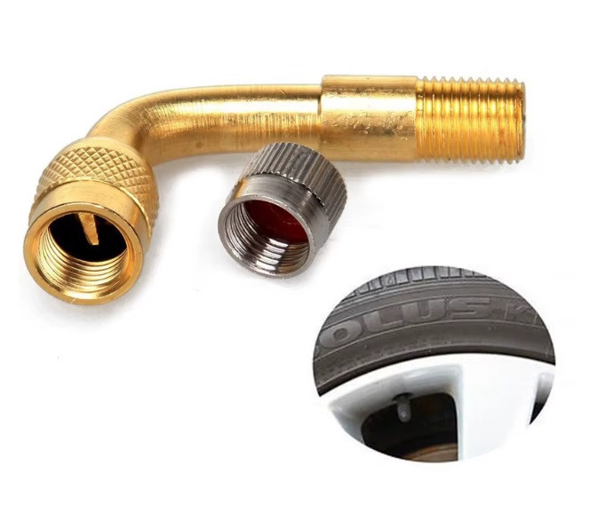 Универсальный удлинитель штока клапана SCHREADER для автомобиля, мотоцикла, велосипеда на 90 градусо Бровары - изображение 1