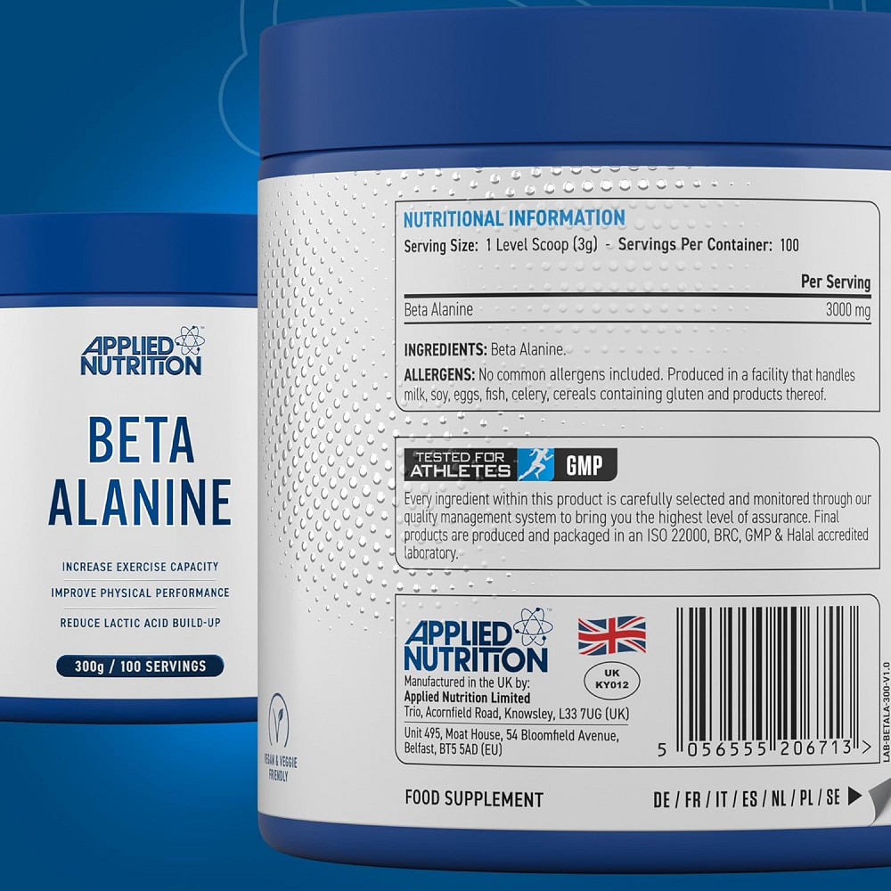Бета-аланин Applied Nutrition Beta-Alanine 300 г Луцк - изображение 2