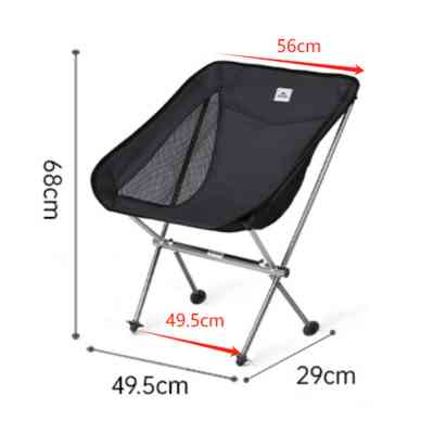 Кресло складное Naturehike Stellaluna L04 CNK2450JJ015, розмір M, чорне (6976023929410) Винница