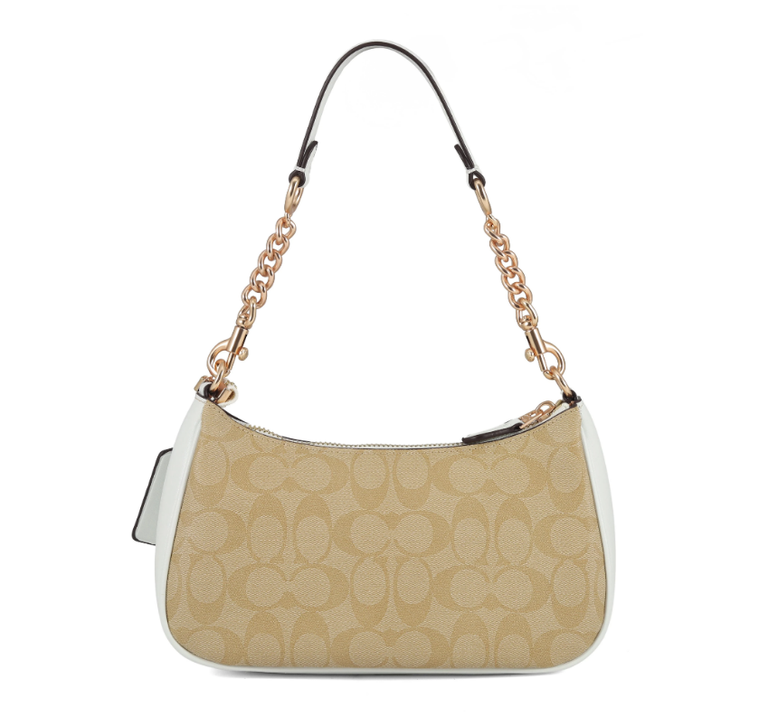 Сумка жіноча з двома ручками (Бежевий з білим) Вінниця - фото 2