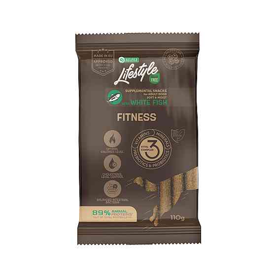 Nature's Protection Lifestyle Grain Free White fish Fitness Беззернові ласощі для собак з білою рибою, 110 г Киев