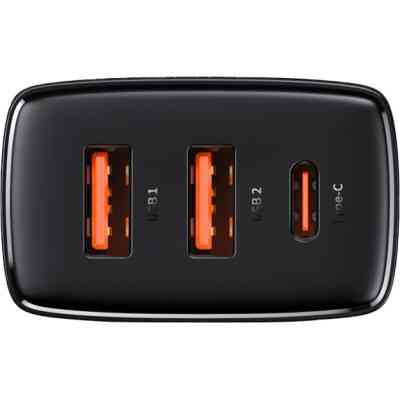 Зарядний пристрій Baseus Compact Quick Charger 2U+C (CCXJ-E01) Вінниця