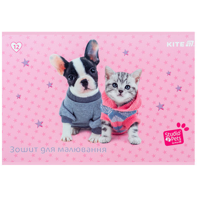 Альбом для рисования Kite Studio Pets, 12 листов (SP25-241) Винница - изображение 9
