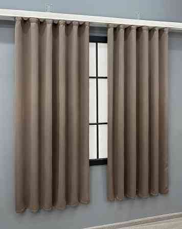Комплект коротких штор VR-Textil Bagema Rvs № 2069ш Капучино 140х170 см 2 шт (35-0451) Київ