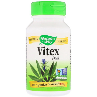 Трави Nature's Way Вітекс, Vitex Fruit, 400 mg, 100 капсул (NWY-11750) Вінниця - фото 1