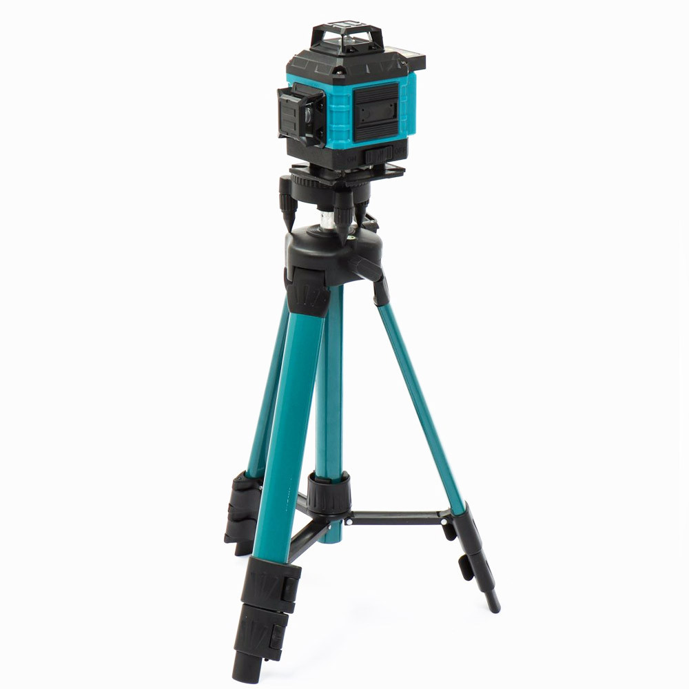 Лазерний рівень 4D на 16 ліній зі штативом і пультом, в кейсі / Лазерний нівелір / Лінійний нівелір Київ - фото 3