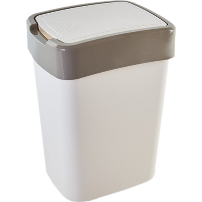 Контейнер для мусора Алеана Евро бежевый 25 л (4823052321833) Винница - изображение 1