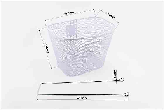 Кошик багажний передній 28", білий TH-166 (можливі подряпини, сколи, дефекти фарбування) Київ
