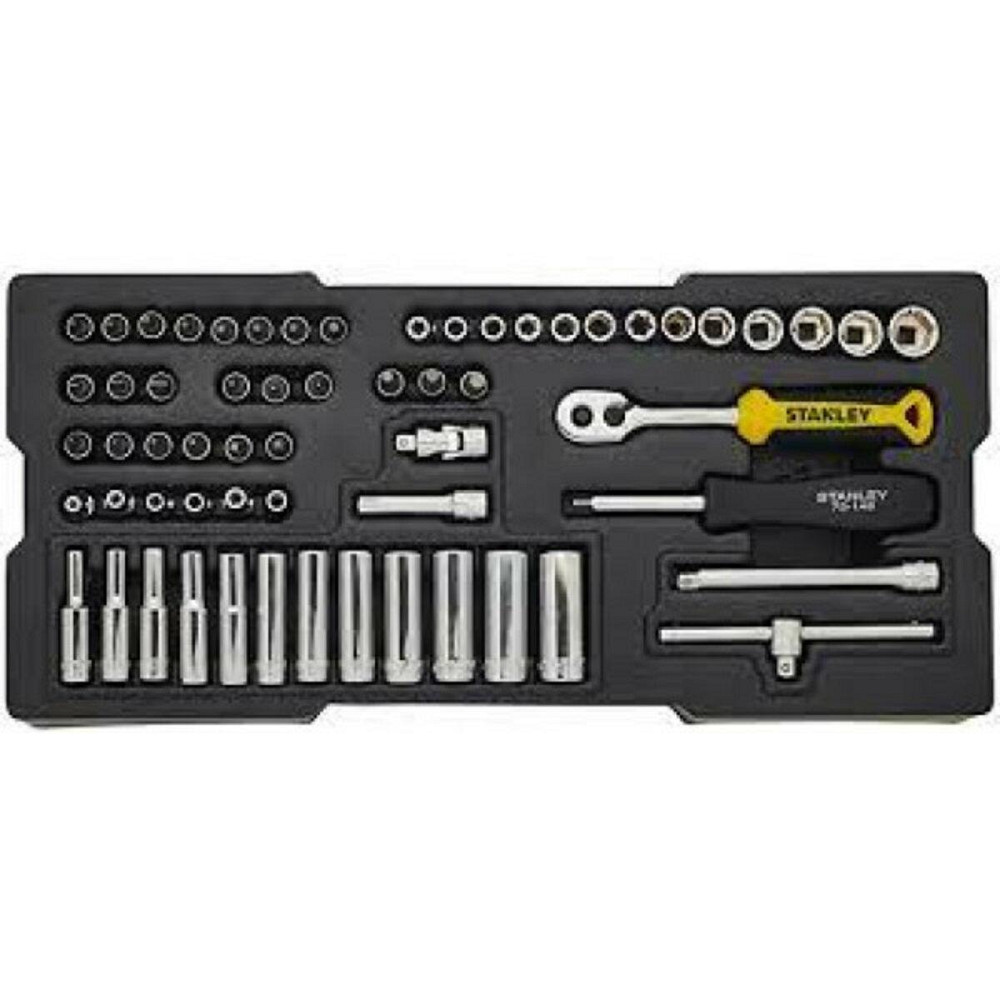 Набір инструментів 1/4" 60 шт Stanley Одеса - фото 1