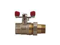 Кран шаровый 1/2" с американкой Харків