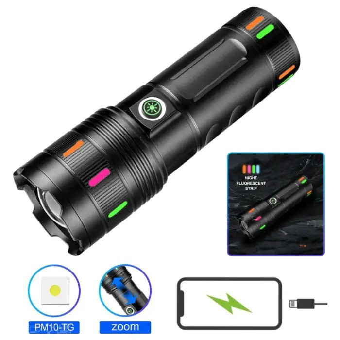 Світлодіодний ліхтарик Акумуляторний ліхтар, Портативний ліхтар із функцією зарядки SV-58 Львів - фото 2