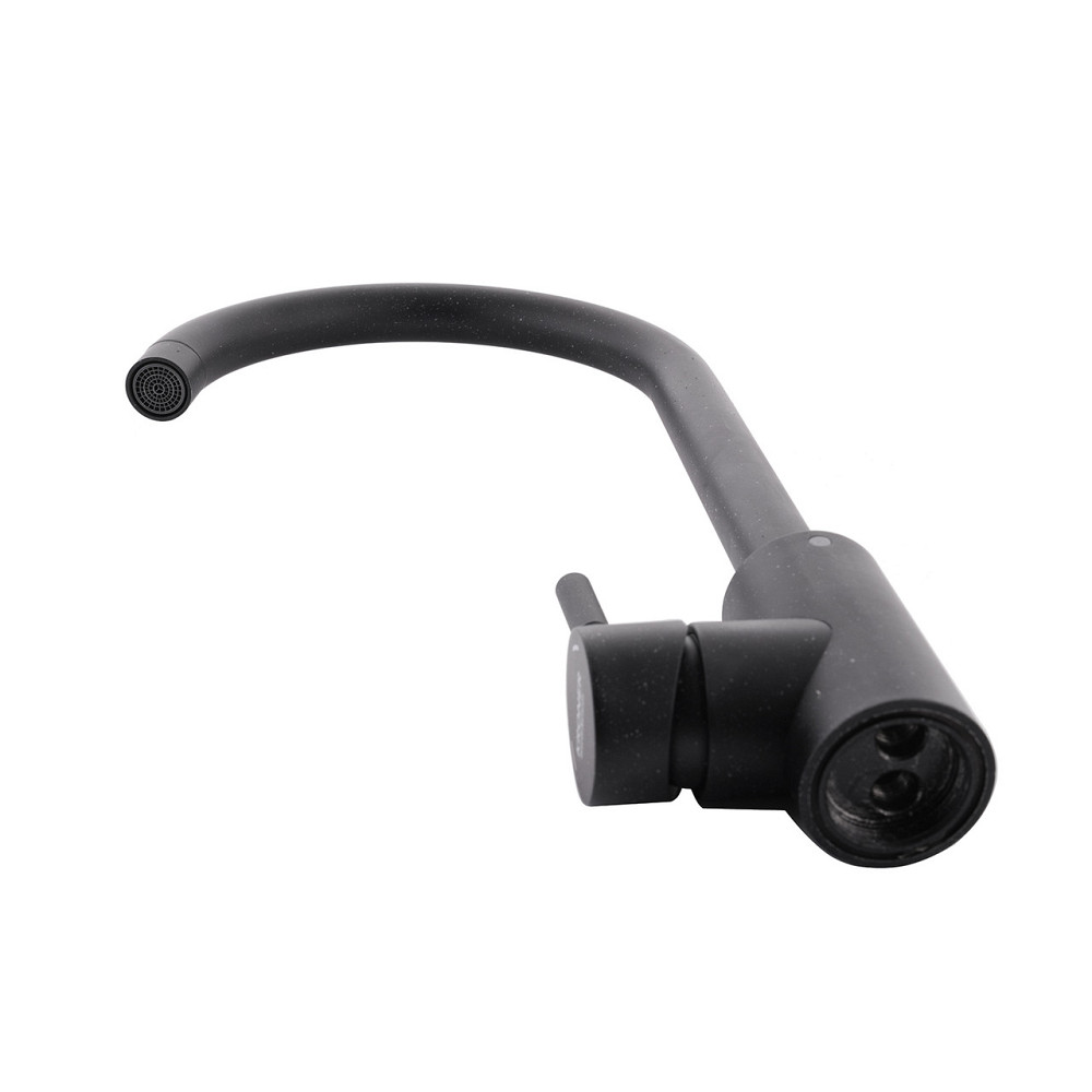 Змішувач для кухні Kroner KRP Edelstahl Klassisch - SCH035 чорний Київ - фото 7