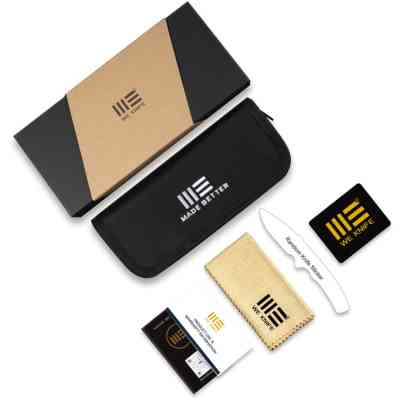 Нож Weknife Acuminal, Titanium, Damascus (WE23070-DS1) Винница