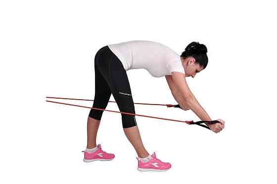 Стрічка-еспандер для вправ inSPORTline Morpo 200 см червоно-чорна Київ