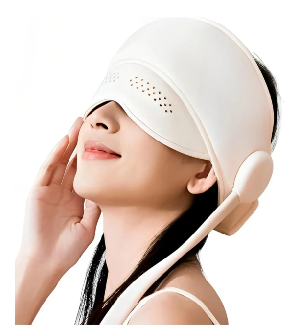 Масажер для голови та очей Massageflow Pro, бездротовий компресійний масажер із підігрівом, 6 зон, 4 режими, 3000 мАг Київ - фото 2