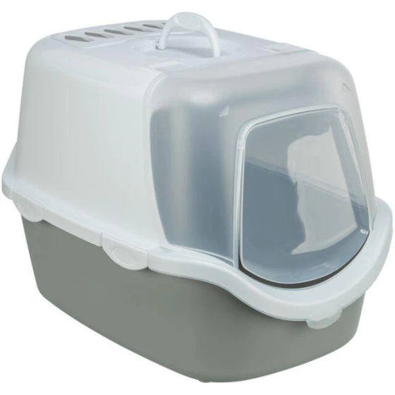 Закритий туалет для котів Trixie Vico Open Top (Триксі) 40х40х56 см Сірий Запоріжжя
