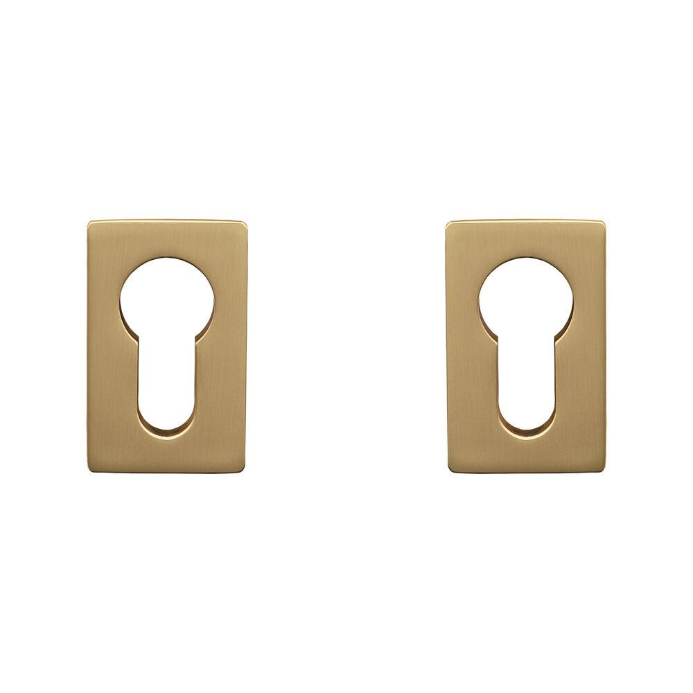 Накладки на циліндр Gavrohe  X1 ЕН GoldSB Сатинове золото Київ - фото 1