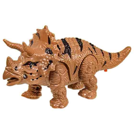 Интерактивная игрушка Динозавр Bambi 111D ходит со звуком Коричневый Винница