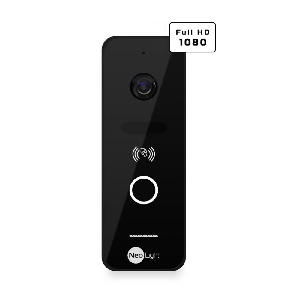 Вызывная панель домофона NeoLight OPTIMA ID FHD black Киев - изображение 1