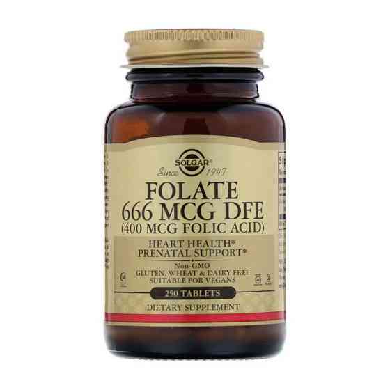 Folate 666 mcg DFE (Folic Acid 400 mcg) (250 tabs) Луцьк