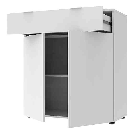 Комод у вітальню Doros Рон 2 80х38х100 см Білий (DRS-011294) Львів