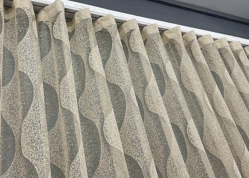 Тюль VR-Textil 1999т Жакард Бежевий 400х270 см (42-1016) Київ - фото 7