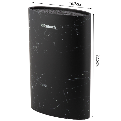 Підставка для ножів 16*7,2*22,5см з наповнювачем 100204 Ofenbach Житомир - фото 5