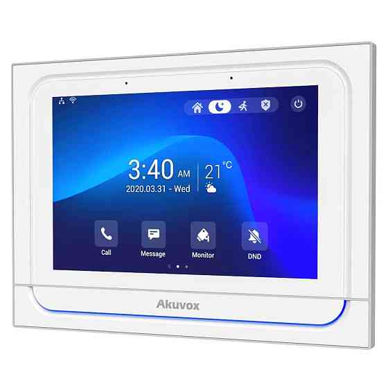 IP-відеодомофон з Wi-Fi 7" Akuvox X933W White Київ