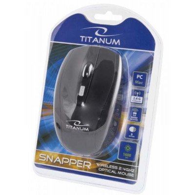 Мишка Esperanza Titanum TM105K Black Вінниця - фото 4