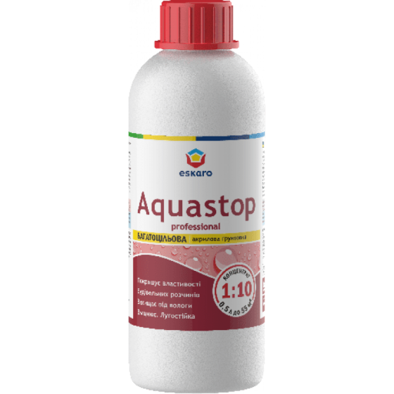 Грунт водорозчинний Aquastop-prof AURA 1л Харків