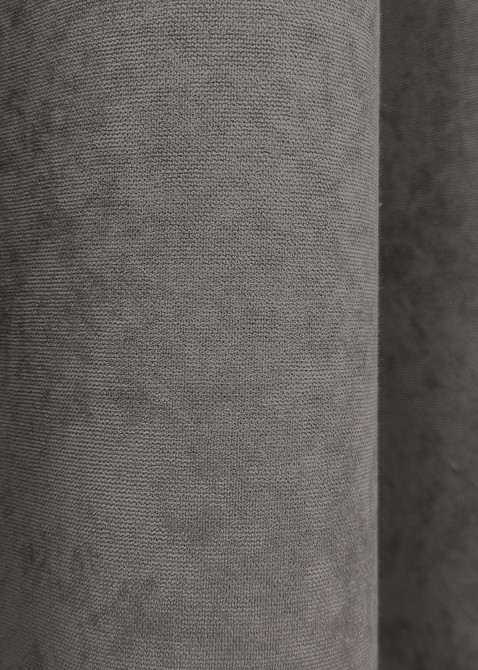 Комплект готових штор VR-Textil Мікровелюр Petek YL № 1705ш Світло-сірий 100х290 см 2 шт (31-905) Київ - фото 8