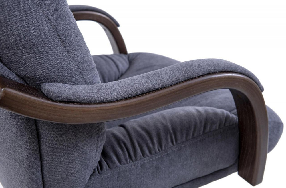 Офісне Крісло Керівника Richman Maximus Misti Dark Grey Wood Lux М1 Tilt Темно-сірий Київ - фото 4